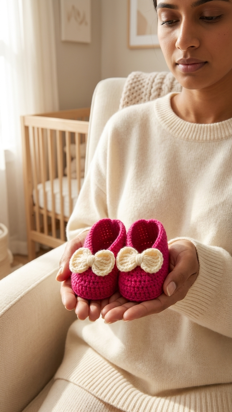 Baby shoes alternate view