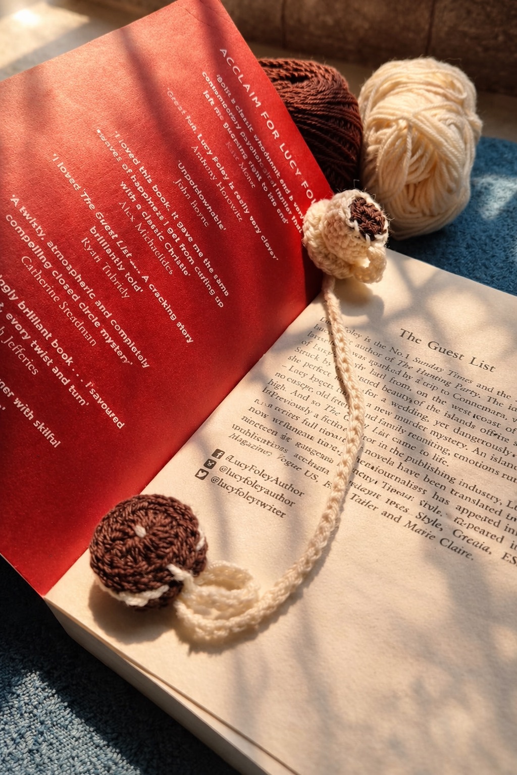 Coffee mug bookmark