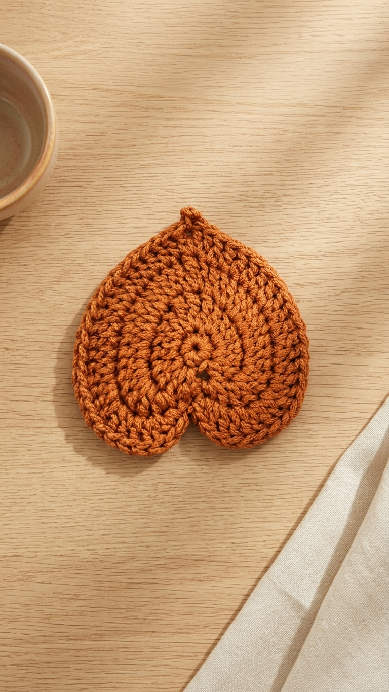 Leaf coaster