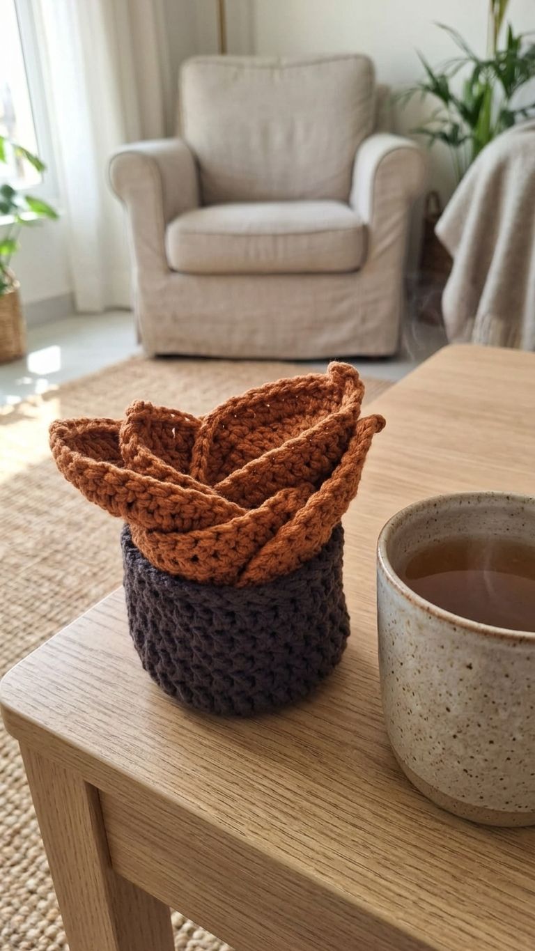 Pot shape coaster alternate view 1