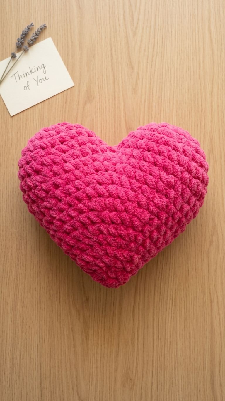 Pink cushion alternate view